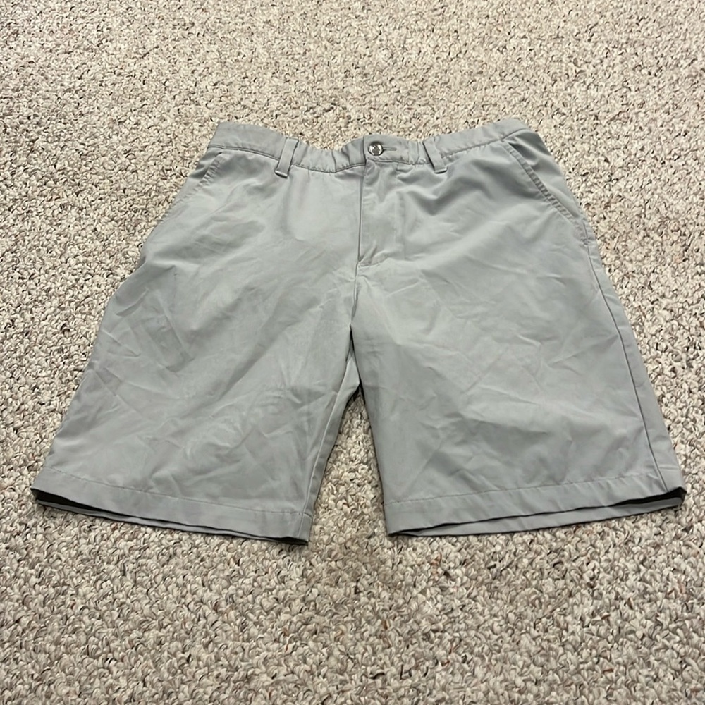Adidas Men's Golf Shorts Gray Sz 30 Inseam 9"